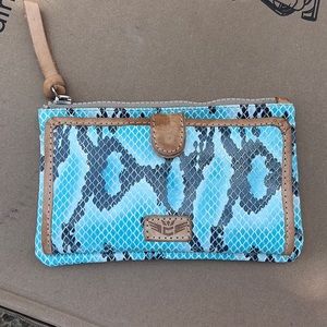 Consuela snake skin wallet